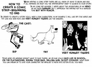 rip haywire comic strip format girl scouts